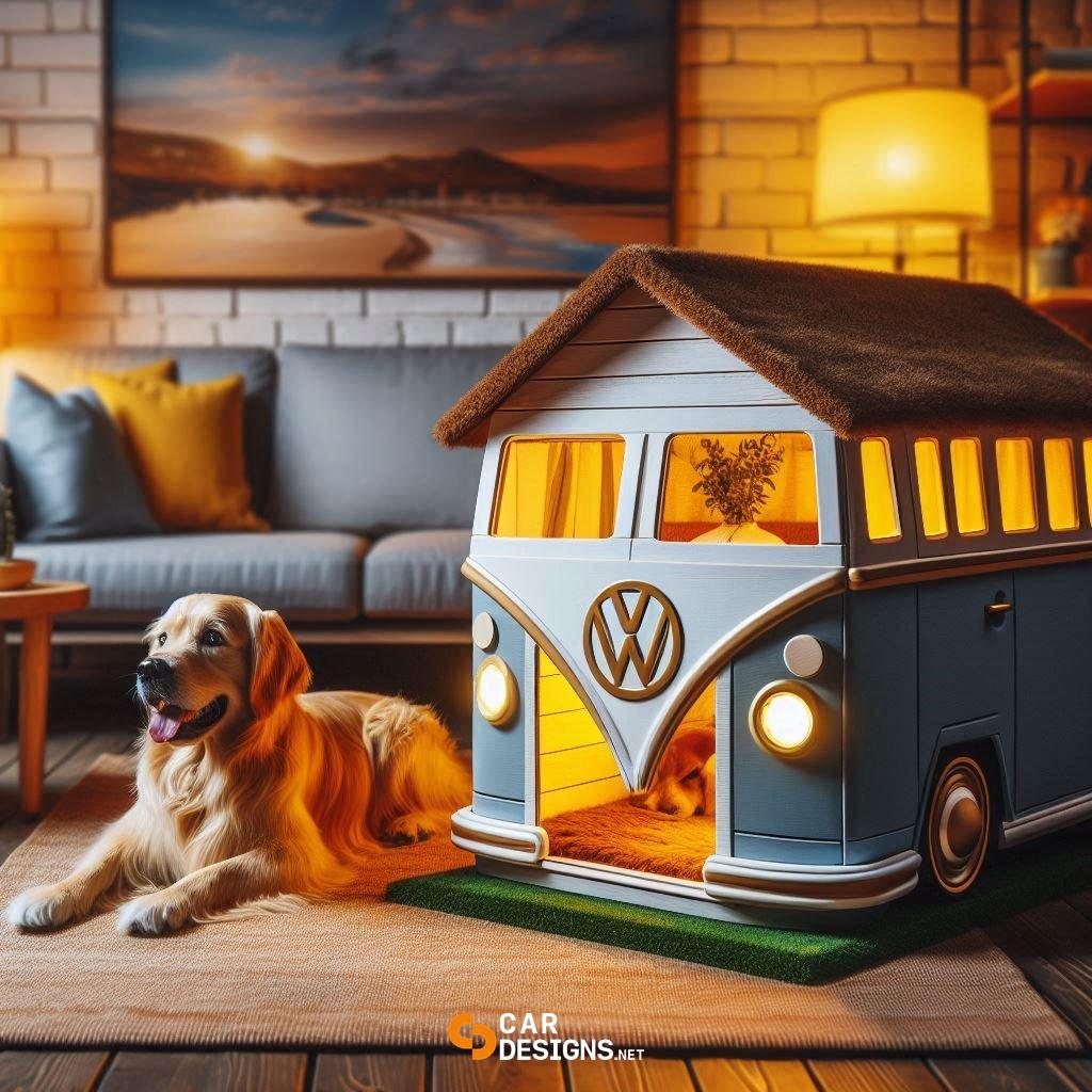 VW Bus Shaped Dog House: A Retro and Fun Design They’ll Love